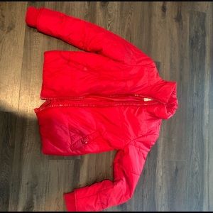 Red puffer. Size M. Worn less than 10x